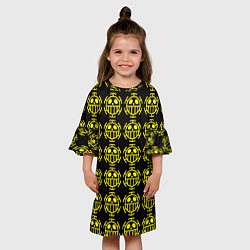 Платье клеш для девочки One piece pirate king pattern, цвет: 3D-принт — фото 2