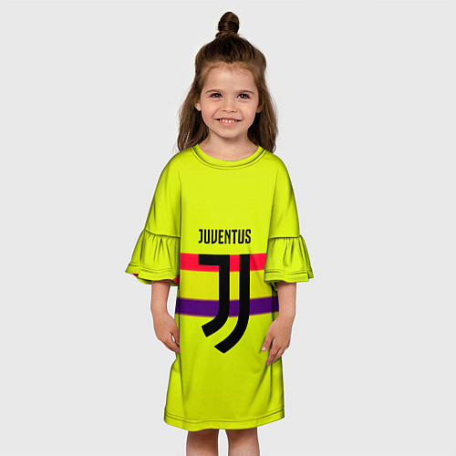 Детское платье Juventus sport line / 3D-принт – фото 3