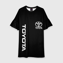 Детское платье Toyota logo white steel