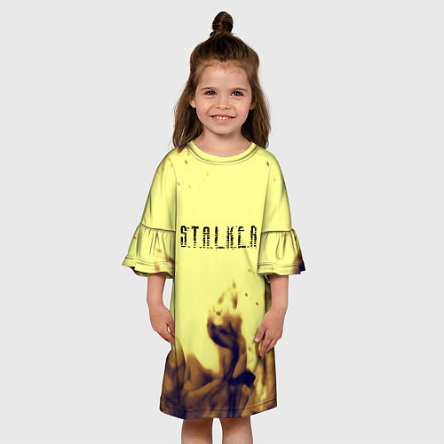 Детское платье Stalker fire retro / 3D-принт – фото 3