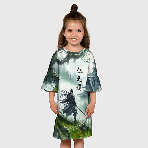 Детское платье Samurai - ghost of Tsushima / 3D-принт – фото 3