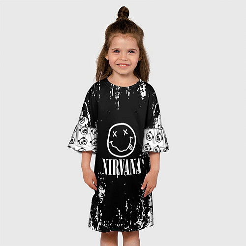 Детское платье Nirvana teddy / 3D-принт – фото 3