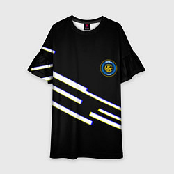 Платье клеш для девочки Inter line fc, цвет: 3D-принт