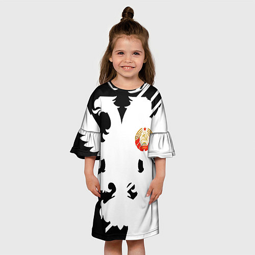 Детское платье СССР текстура герб / 3D-принт – фото 3