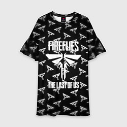Платье клеш для девочки Одни из нас цикады паттерн, цвет: 3D-принт