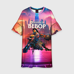 Платье клеш для девочки Deadlock Bebop, цвет: 3D-принт