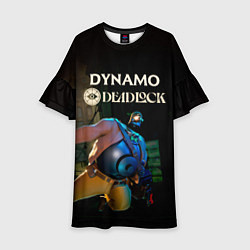 Платье клеш для девочки Dynamo Deadlock, цвет: 3D-принт