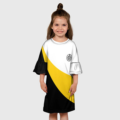 Детское платье Сокрушу пред ним врагов его малый черный КЦК Никол / 3D-принт – фото 3