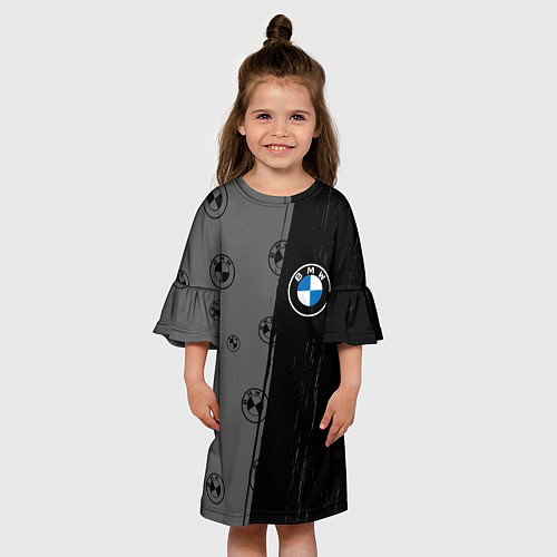 Детское платье Bmw performance Темный / 3D-принт – фото 3