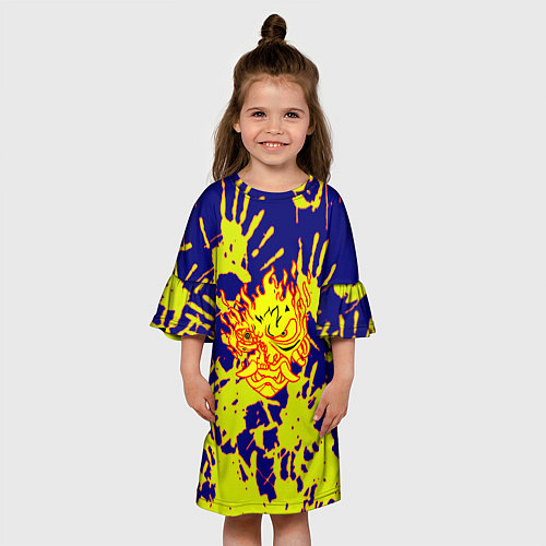 Детское платье Cyberpunk 2077 hands / 3D-принт – фото 3
