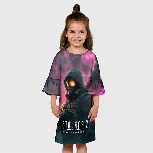 Детское платье Stalker 2 радиоактивный фон / 3D-принт – фото 3