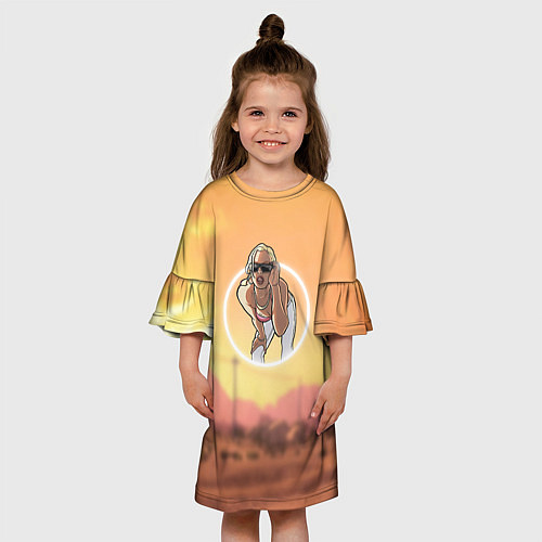 Детское платье Girl - San Andreas / 3D-принт – фото 3