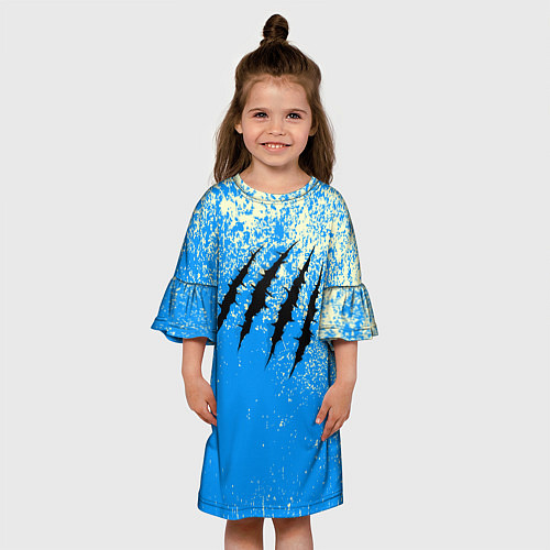 Детское платье Гранж - порезы монстра / 3D-принт – фото 3