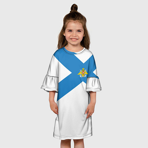 Детское платье Военно-морской флот: орёл с адмиралтейскими якорям / 3D-принт – фото 3