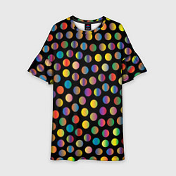 Платье клеш для девочки Конфетти, цвет: 3D-принт