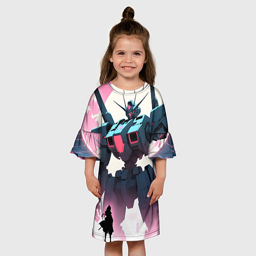Детское платье Аниме и роботы / 3D-принт – фото 3