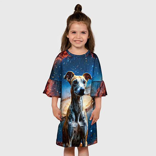 Детское платье Уиппет в космосе / 3D-принт – фото 3