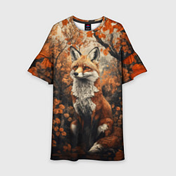 Детское платье Лис в лесной чаще