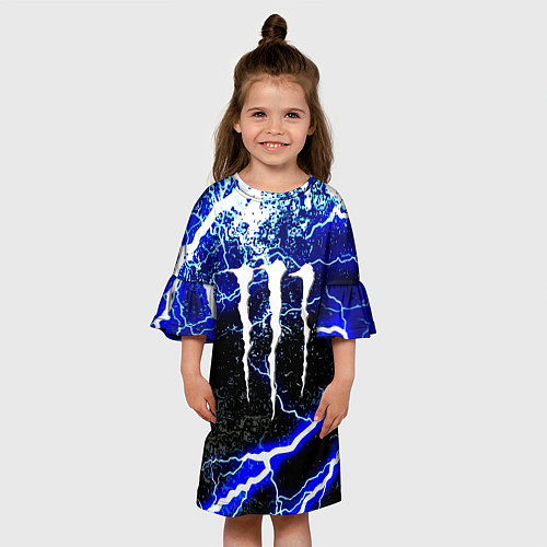 Детское платье Monster storm energy / 3D-принт – фото 3