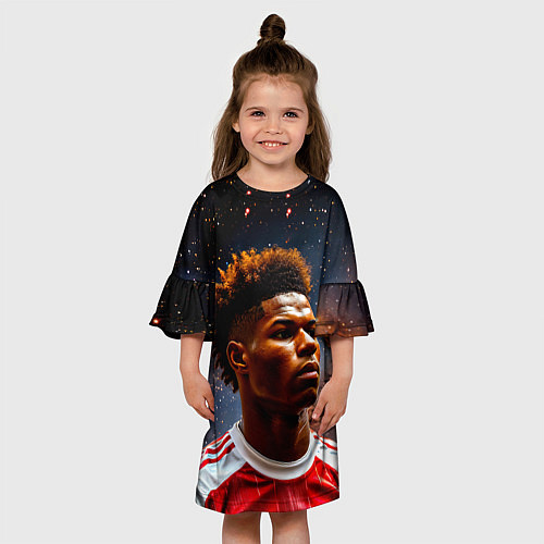 Детское платье Маркус Рашфорд и космос / 3D-принт – фото 3