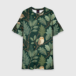 Детское платье Совы в лесу