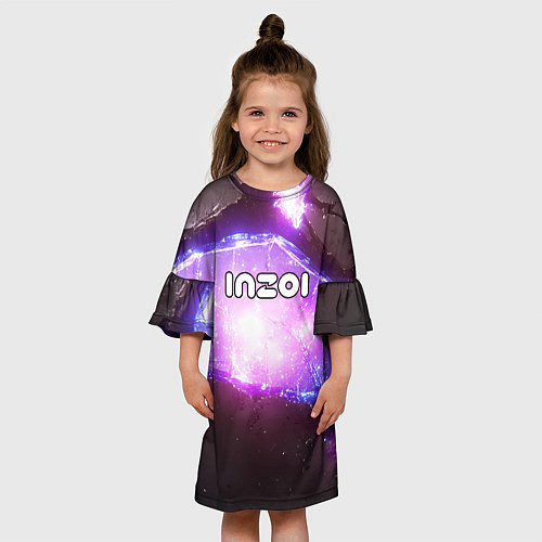 Детское платье Inzoi космический фон / 3D-принт – фото 3