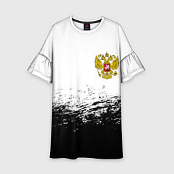 Детское платье Россия черно белые краски