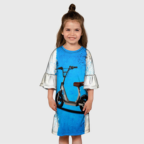 Детское платье Самокат с сиденьем / 3D-принт – фото 3