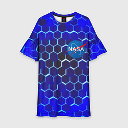 Детское платье Nasa голубая броня