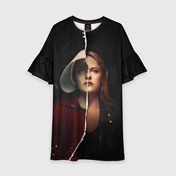 Платье клеш для девочки Джун Осборн - Рассказ служанки, цвет: 3D-принт