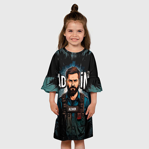 Детское платье Админ в разгрузке / 3D-принт – фото 3