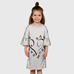 Платье клеш для девочки Святая святых, цвет: 3D-принт — фото 2