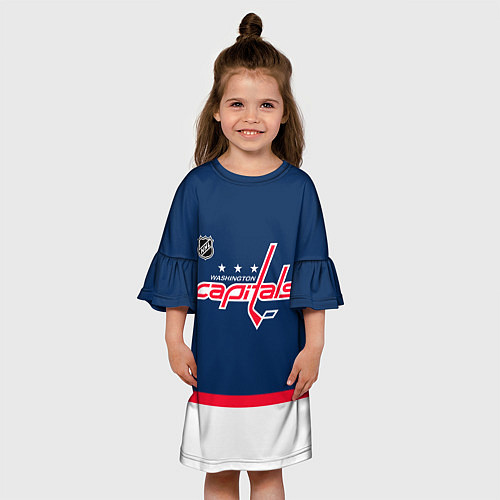 Детское платье Washington Capitals hockey team / 3D-принт – фото 3