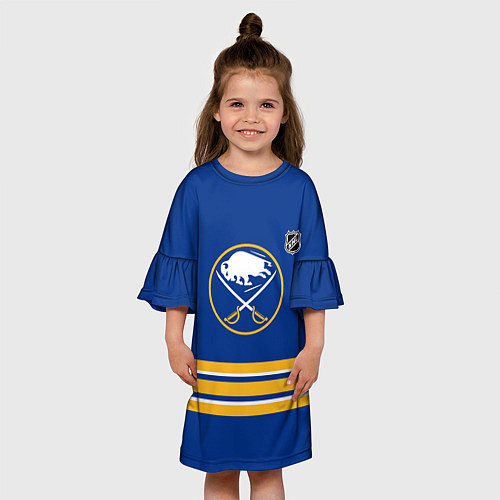 Детское платье Баффало Сейбрз хоккей / 3D-принт – фото 3