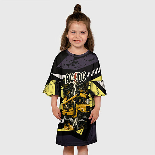 Детское платье ACDC в автобусе / 3D-принт – фото 3
