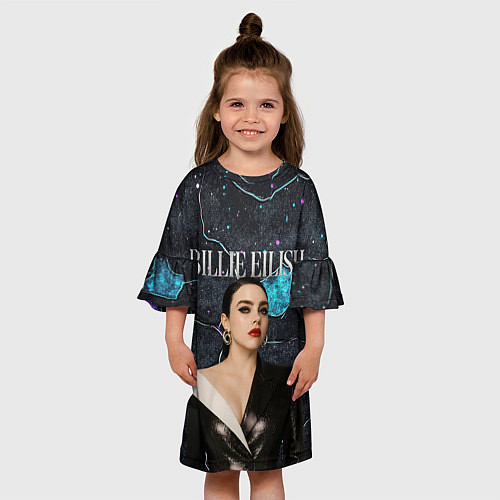Детское платье Билли Айлиш в деловом костюме / 3D-принт – фото 3