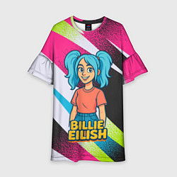 Детское платье Билли Айлиш в стиле мультфильма