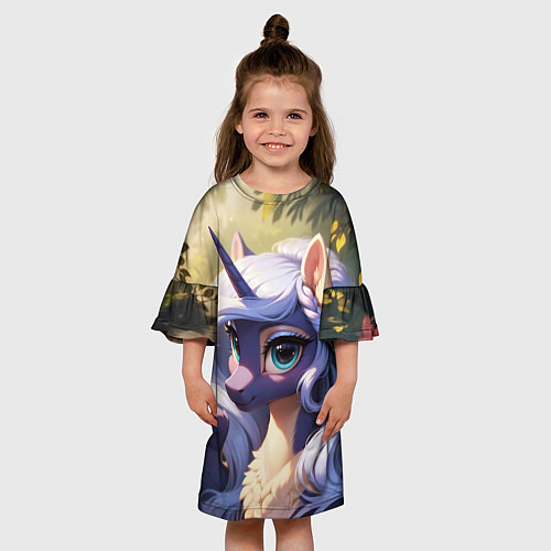 Детское платье Принцесса пони - Мой Маленький Пони / 3D-принт – фото 3