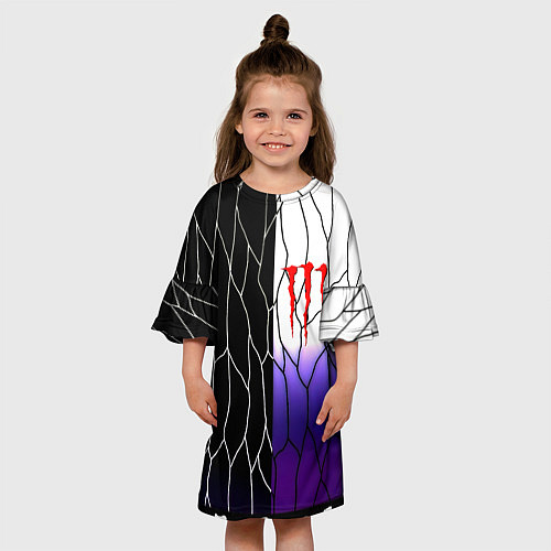 Детское платье Monster energy steel / 3D-принт – фото 3
