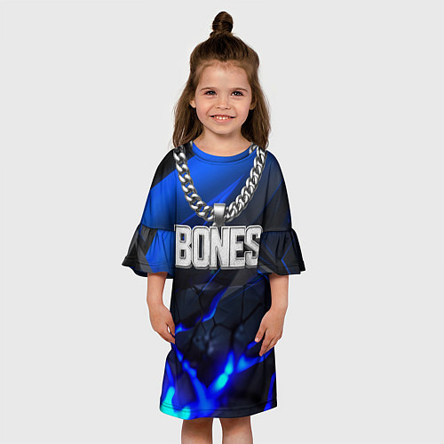 Детское платье Цепочка Bones / 3D-принт – фото 3