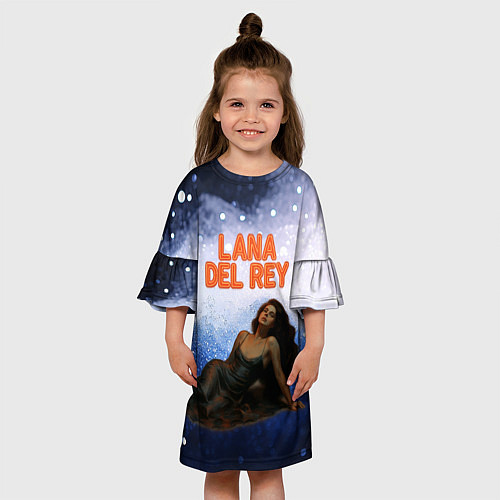 Детское платье Lana Del Rey лежит / 3D-принт – фото 3