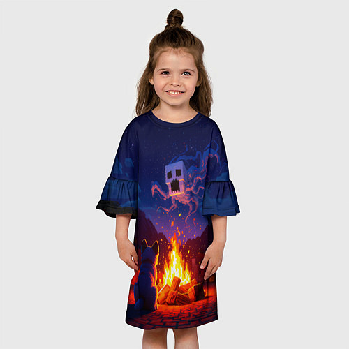 Детское платье Собака и гаст / 3D-принт – фото 3