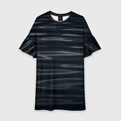 Детское платье Черная объемная текстура