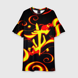 Детское платье Doom dragon steel fire