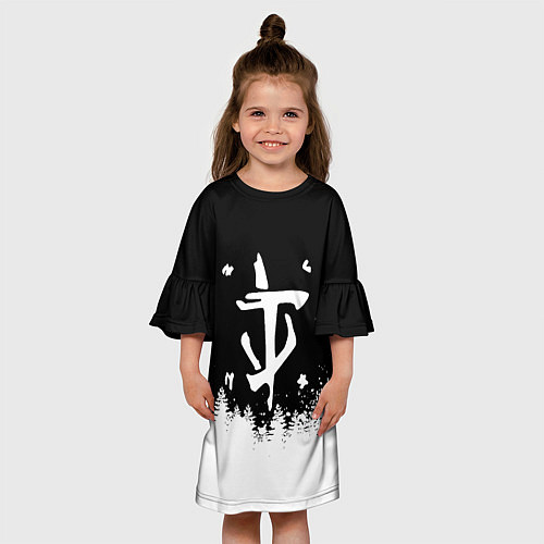 Детское платье Doom winter wild / 3D-принт – фото 3