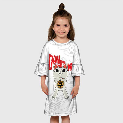 Детское платье Dandadan - манеки неко / 3D-принт – фото 3