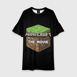 Платье клеш для девочки Minecraft в кино, цвет: 3D-принт