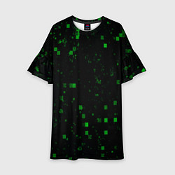 Детское платье Color green khaki