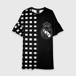 Детское платье Real Madrid клетка