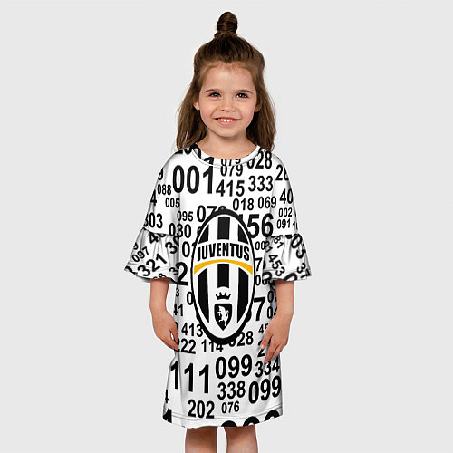 Детское платье Ювентус числа / 3D-принт – фото 3
